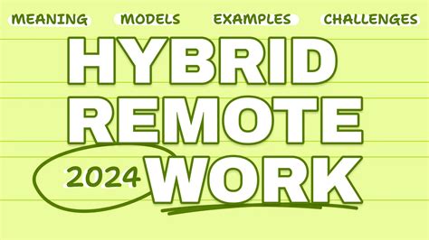 hybrid remote work examples.